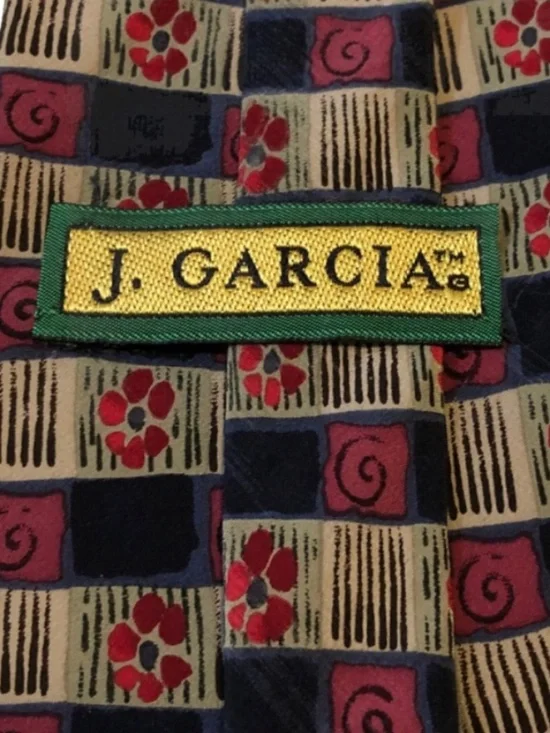 J. Garcia "Snail Garden" Collection Nine Silk Tie - Grateful Dead Art - Picture 3 of 8